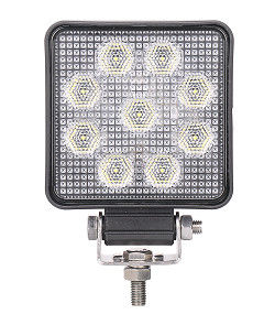 آفرود 9W Pure White Square LED Work Flood Lights 12V ضد آب