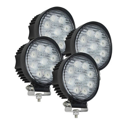 2160lm گرد LED کار چراغ سیلاب 27W صنعت معدن روشنایی آفرود