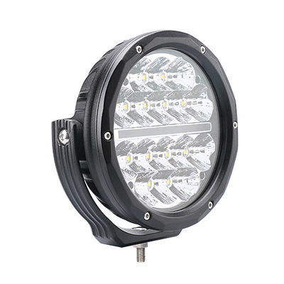 HANMA 16PCS 18cm گرد چراغ های آفرود LED کهربایی 9600lm برای SUV ATV UTV