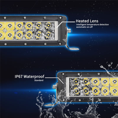 خودکار 4x4 IP67 Dual Row LED Light Bar 288W DC 24V PC Lens تراشه OSRAM