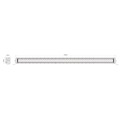 سیستم روشنایی آفرود میله نور LED دو ردیفه OSRAM LED Chip Truck Light Bar