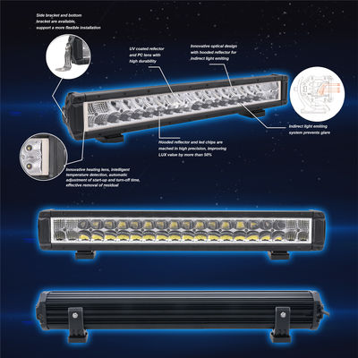 نوار نور LED دو ردیفه 50 اینچی خارج از جاده برای کامیون ها 341W 5700K IP69K