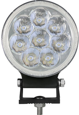 E50 R10 ATV 5 اینچی چراغ رانندگی آفرود LED گرد 24 واتی ضد آب