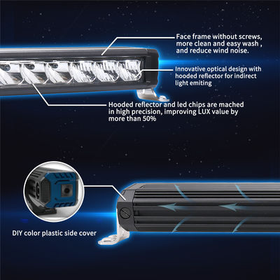 نوار نور LED تک ردیفه 45 میلی متری باریک 6 عدد * 3 وات Osram Anti Shock ODM OEM