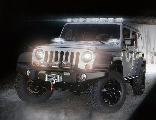 UTV 9 اینچی دور آفرود چراغ های رانندگی LED پرقدرت HANMA 51W