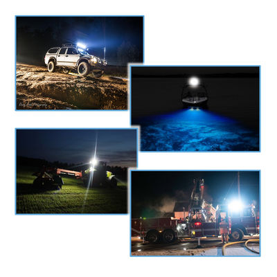 6 اینچ 6 عدد * 3 وات Bridgelux Ultra Slim Bar LED Flush Mount Flood Beam for Motorcycle