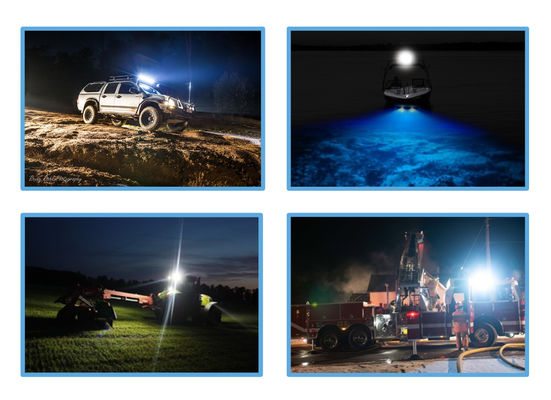محفظه آلومینیومی 96w High Lumen LED Work Light 5200lm