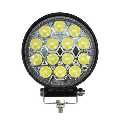 4PCS نور کاری LED نقطه گرد 42W برای ماشین آلات مهندسی